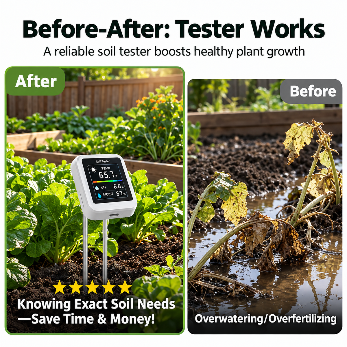 Soilsense 6 in 1 Plant Monitor